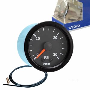 VDO 52mm 30 PSI Boost Gauge Kit 150077011 + 230.012 suits - Turbo Supercharged