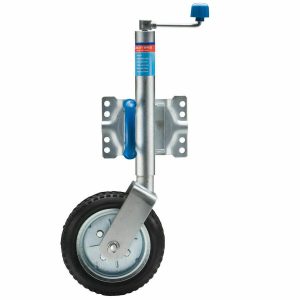 Ark 10" Jockey Wheel Swivel U Bolt Fixed Bracket For Trailer Off Road JWN10SU