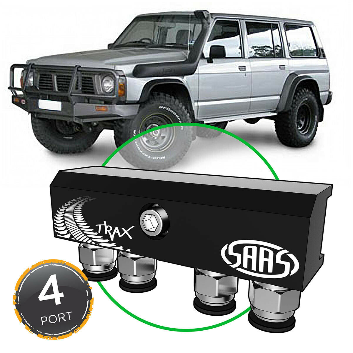 DIFF BREATHER DB10014203 KIT 4 PORT SUIT NISSAN PATROL GU Y61 1997