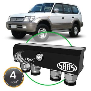 DIFF DB1001-1203 BREATHER KIT 4 PORT SUIT TOYOTA PRADO 90 SERIES 1996-2002