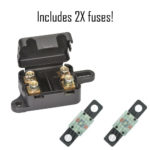 Narva Twin Midi Fuse Holder suits - Dual Battery Installation inc x2 30Amp fuses