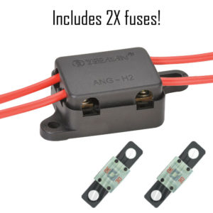 Narva Twin Midi Fuse Holder suits - Dual Battery Installation inc x2 30Amp fuses - Image 3
