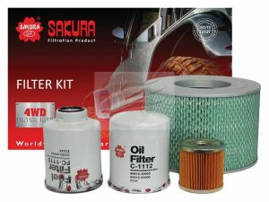 Filter Service Kit suits Toyota Landcruiser HZJ 73 75 78 79 80 Series 4.2L 90-07
