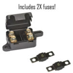 Narva Twin Midi Fuse Holder suits - Dual Battery Installation inc x2 40Amp fuses
