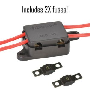 Narva Twin Midi Fuse Holder suits - Dual Battery Installation inc x2 40Amp fuses - Image 3