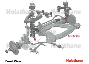 Nolathane 42170 Swaybar Links Ford Falcon EA EB ED EF EL XH AU 11/87 to 8/2002 - Image 3