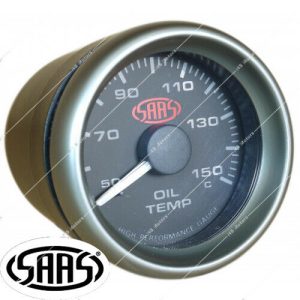 SAAS Exhaust Temp Pyro Gauge Black Face 0-900 52mm Multi Colour + Sender & Kit