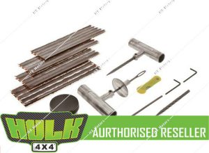 TYRE REPAIR KIT T HANDLE TOOL REAMER ROD GLUE & STRINGS