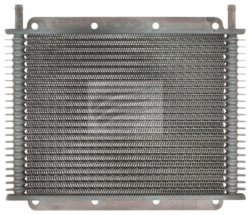 UNIVERSAL TRANSMISSION OIL COOLER KIT 280 X 220 X 19 V8 4WD inc 3/8