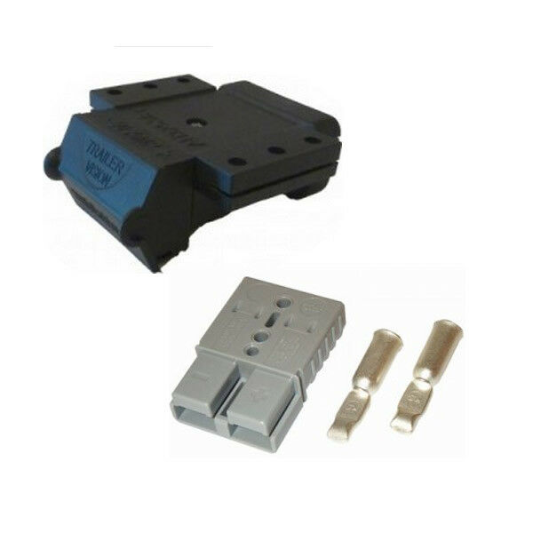 Anderson Plug 50 Amp and Cover External Mounting Bracket with LED