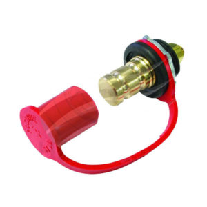 Battery Jumper Charging Post - Remote Post, Red Colour Coded Cap Cole Hersee