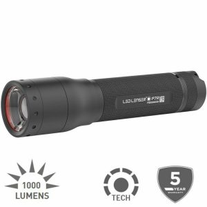 Led Lenser P7R RAPID FOCUS Rechargeable Flashlight Torch 1000 Lumens