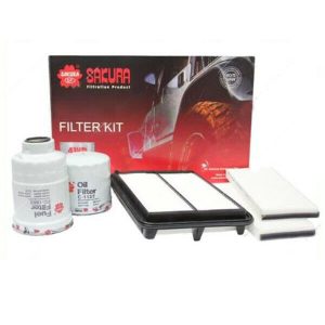 SAKURA Filter Kit Oil Air Fuel Cabin D22 Navara YD25 THAI MNT 07/2008 -10/2015