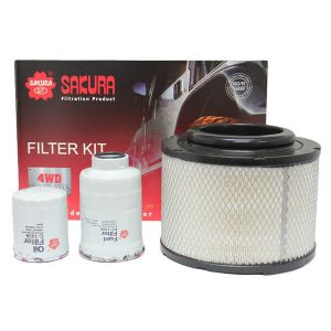 SAKURA Filter Kit Oil Air Fuel PJ PK Ranger BT50 2.5 3.0 Turbo Diesel 2006 -2011
