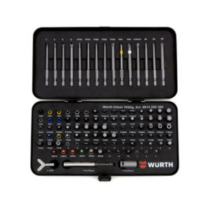 Wurth 105 Piece Ultimate 1/4" Bit Set Security Bits Torx Bits Specialty Bits