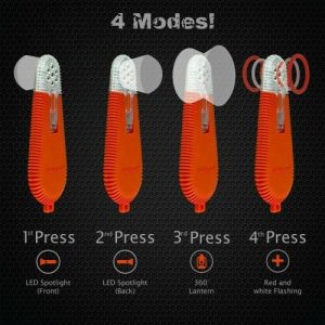 SMARTFLARE SwivelPro LED Combo Flash Light Torch Road Flare Magnetic with Clip - Image 3