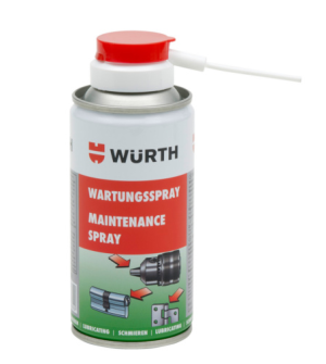 WURTH Maintenance spray - Excellent penetration and cleaning performance