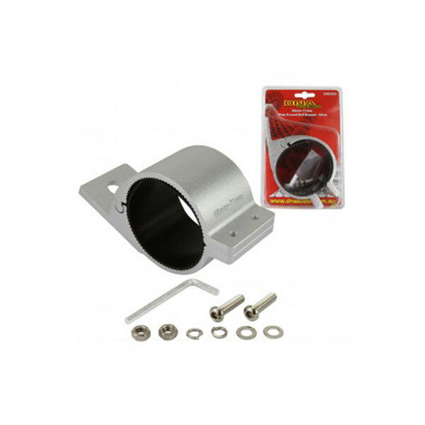 Bullbar Mount Bracket Wrap Around UHF Light Bar Driving Lights Silver