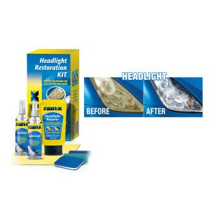 RAIN-X DIY Headlight Lens Restoration Kit / Repair Kit / Maintenance Kit RainX