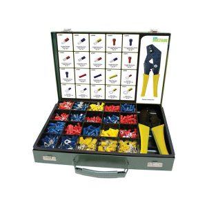 1026 Piece Double Crimp Terminal Connector Kit With Ratchet Crimper
