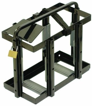ARK JCH1020D Jerry Can Metal Holder 20L Carrier Fuel Petrol Diesel with Lock