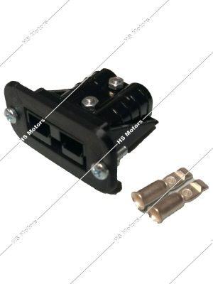 Flush Mount 50Amp Anderson Plug Mount Mounting Bracket + Genuine Black Anderson