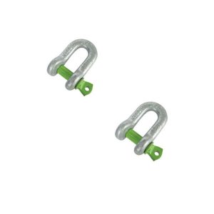 HULK 4X4 x2 10mm D Shackle  Rated to 1000kg tested to AS 2741-2002 (pair)
