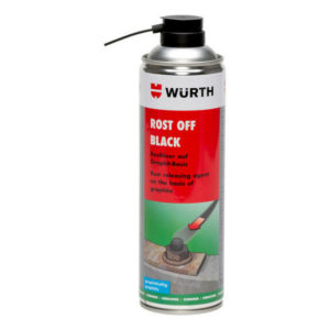 WURTH Rust remover Rost Off Black- Highly effective graphite-based rust remover