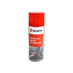 Wurth Bright Zinc Spray Paint 400ml Spray Pack - Repair Hot Galvanised Finishes