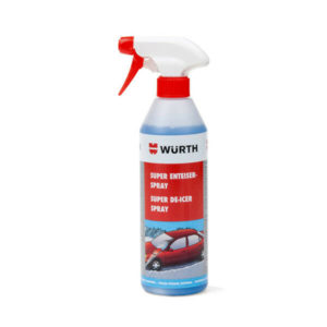 Wurth Super De-Icer Spray 500ml - Removes ice and frost from car windows