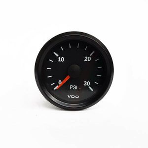 VDO EGT Pyro Gauge Kit +VDO 52mm 150077011 30-PSI Boost Gauge inc Line Kit - Image 3