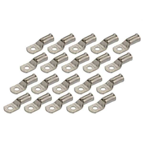 358 Battery Cable Lug Copper 35mm2 2 B&S 8mm stud 20 Pack Crimp or