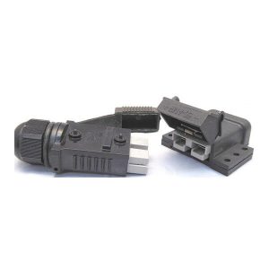 Anderson Plug 50 Amp Cover Mounting Bracket + Lead End + Genuine Anderson Plugs