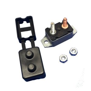 GENUINE Cooper Bussman Shortstop Circuit Breaker 30 AMP 12V+Protective Cover Blk