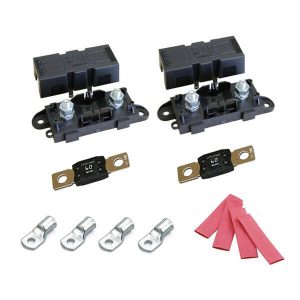 Mega Fuse Holder Kit 60 Amp for Dual Battery Systems DC-DC Charger BCDC1240