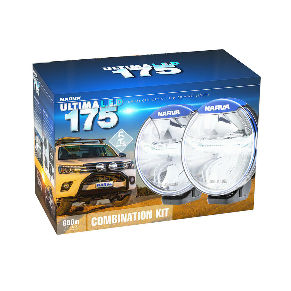 Narva Ultima 175 LED Combination Driving Light Kit 2 x 15w CREE XHP