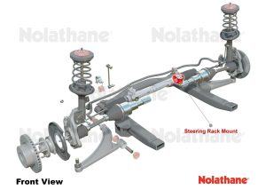 Nolathane 41105 Front Steering rack & pinion bush Commodore VT VX VU VY VZ - Image 3