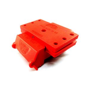 RED Anderson Plug Cover 50 Amp External Mounting Bracket Cover w/ LED Indicator