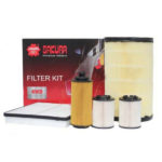 SAKURA Filter Kit Oil Air Fuel Cabin Holden RG Colorado & 7 2.8 6/2012 Onwards