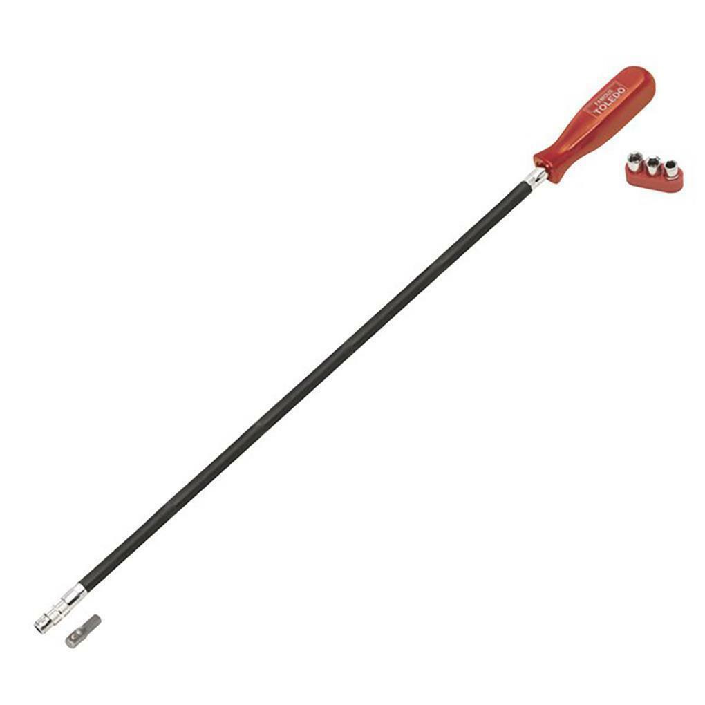 Toledo Hose Clamp Nut Driver 600mm Lenth 6mm / 7mm / 8mm Attachments