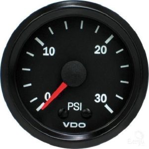 VDO 52mm 150077011 30-PSI Boost Gauge Turbo Supercharged