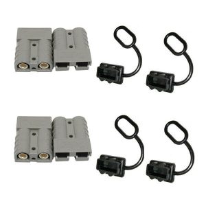 Anderson Plug 50 Amp Connector GENUINE Four Pack with Covers Car Camper Caravan