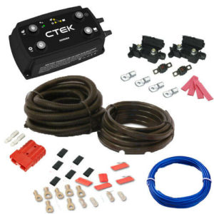 CTEK D250SE DUAL BATTERY SYSTEM DC TO DC CHARGER + Car Install Kit