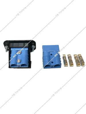 Flush Mount 50Amp Anderson Plug Mounting Bracket Inc: x2 Genuine BLUE Anderson - Image 3