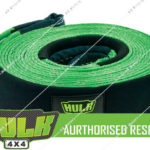 HULK 4x4 Snatch Strap 11000kg 9MT x 75mm 4WD Recovery Off Road 11 Ton Heavy Duty