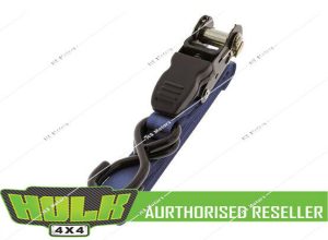 Hulk 4x4 4x Ratchet Tiedown 4.5M 270Kg Lashing 25mm Blue