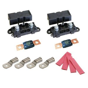 Mega Fuse Holder Kit 100 Amp for Dual Battery, Invertors, Sound Systems 2 B&S