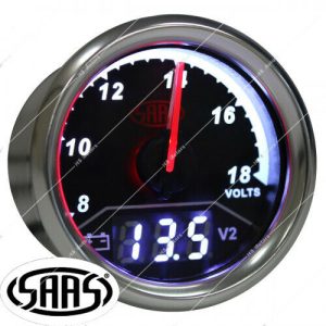 SAAS 52MM Turbo Boost Exhaust Temp & EGT PYRO &  Dual Battery Volt  GAUGE METER - Image 4