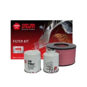 SAKURA Filter Kit Oil Air Fuel Toyota Hilux 3.0 Diesel 1KZTE 5LE 11/00 to 4/05