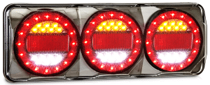 X1 LED AUTOLAMPS COMBO LIGHTS 4X4 4WD TRAILER CAMPERS UTE TRAY Maxilamp C3XRW